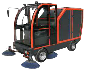 自動倒卸式清掃車